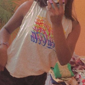 Coca Cola white tank